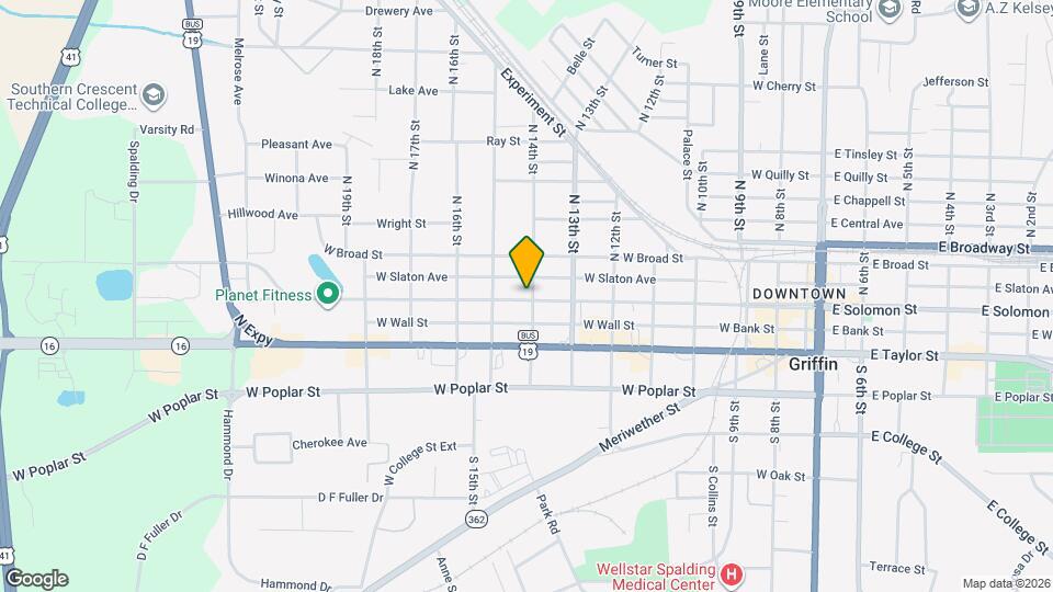 101 N 14th St Map and Location Details