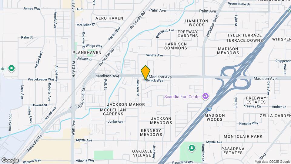 3914 Renick Way Map and Location Details