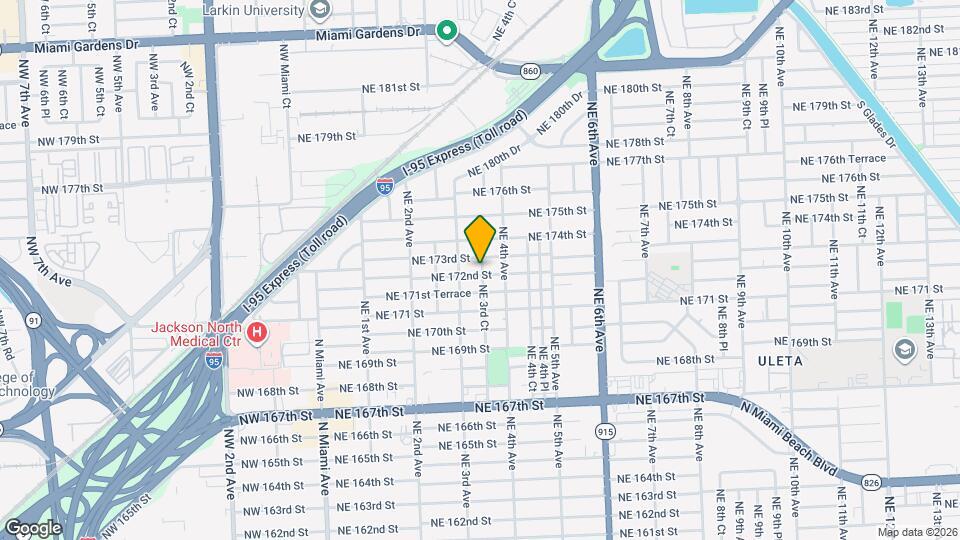 339 NE 172nd St Map and Location Details