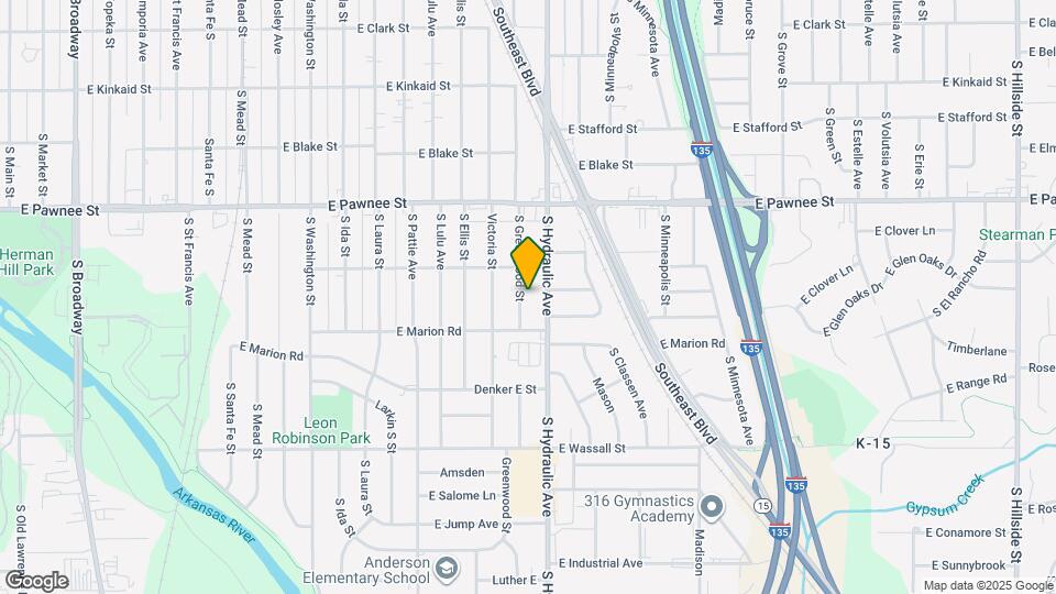 2532 S Greenwood St Map and Location Details