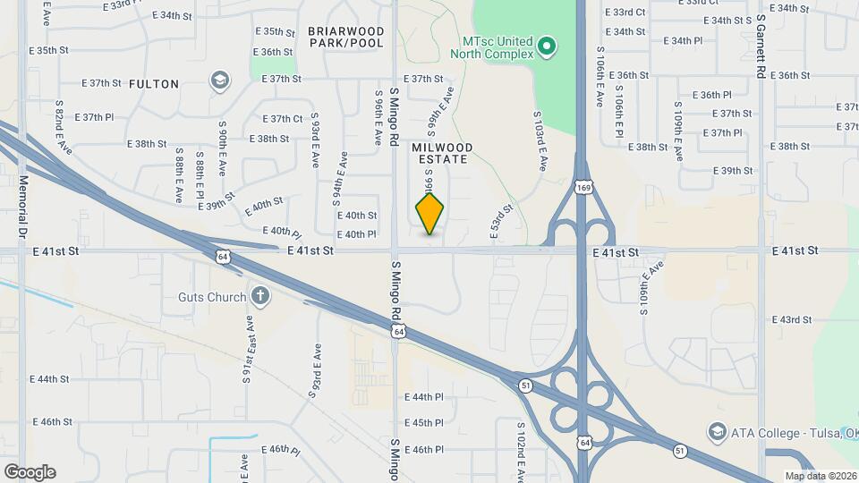 9749 E 41st St Map and Location Details