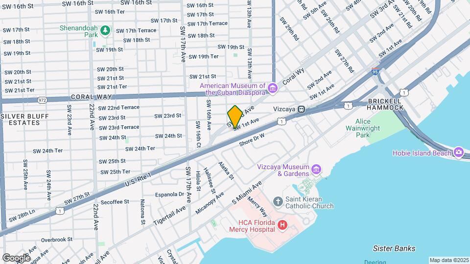 3645 SW 1st Ave Map and Location Details