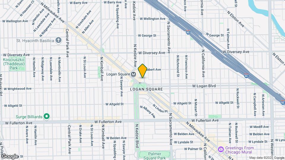 3136 W Logan Blvd, Unit 2814-2F Map and Location Details