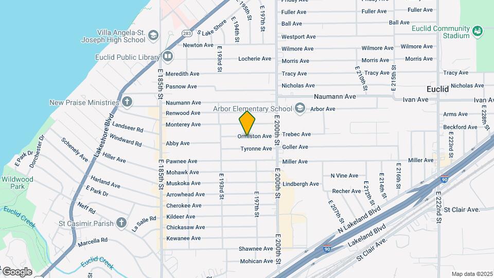19620 Ormiston Ave Map and Location Details