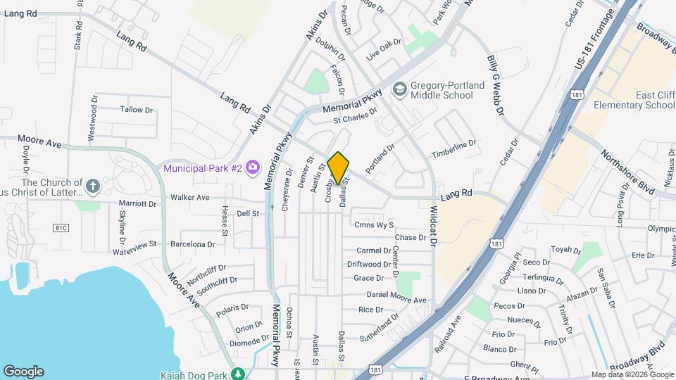 1713 Dallas St Map and Location Details