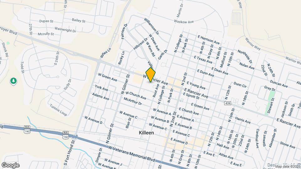 500 W Rancier Ave Mapa y Detalles de la Ubicación