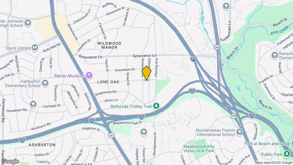 5608 Lone Oak Dr Map and Location Details