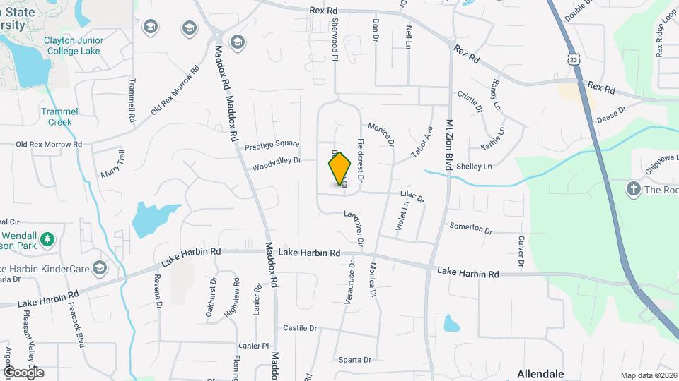 6205 Fieldcrest Dr Mapa y Detalles de la Ubicación