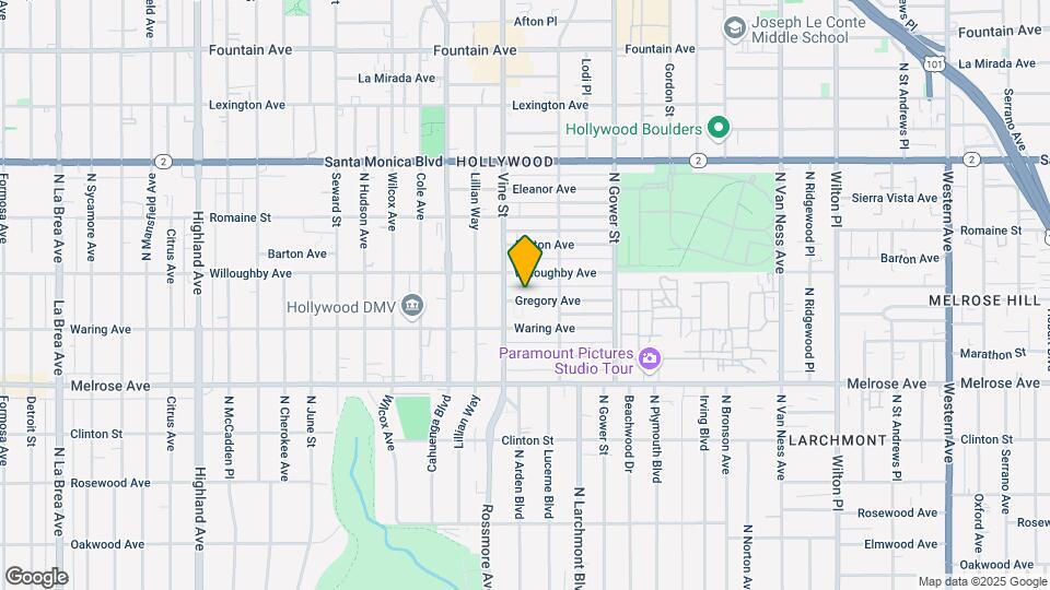 5937 Gregory Ave Map and Location Details