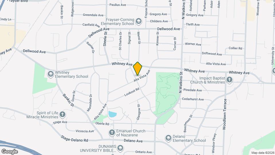 1604 Alta Vista Ave Map and Location Details