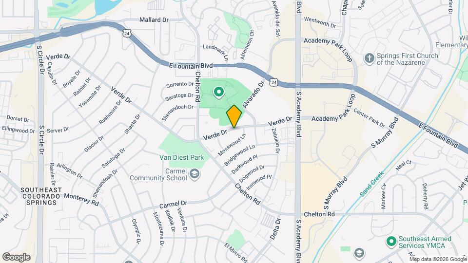 3533 Verde Dr Map and Location Details