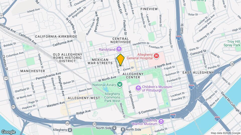 1213 Veto St Mapa y Detalles de la Ubicación