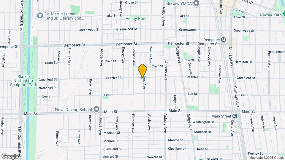 1040-1042 Ashland Ave Map and Location Details