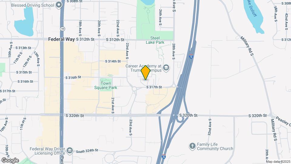 2502 S 317th St Map and Location Details