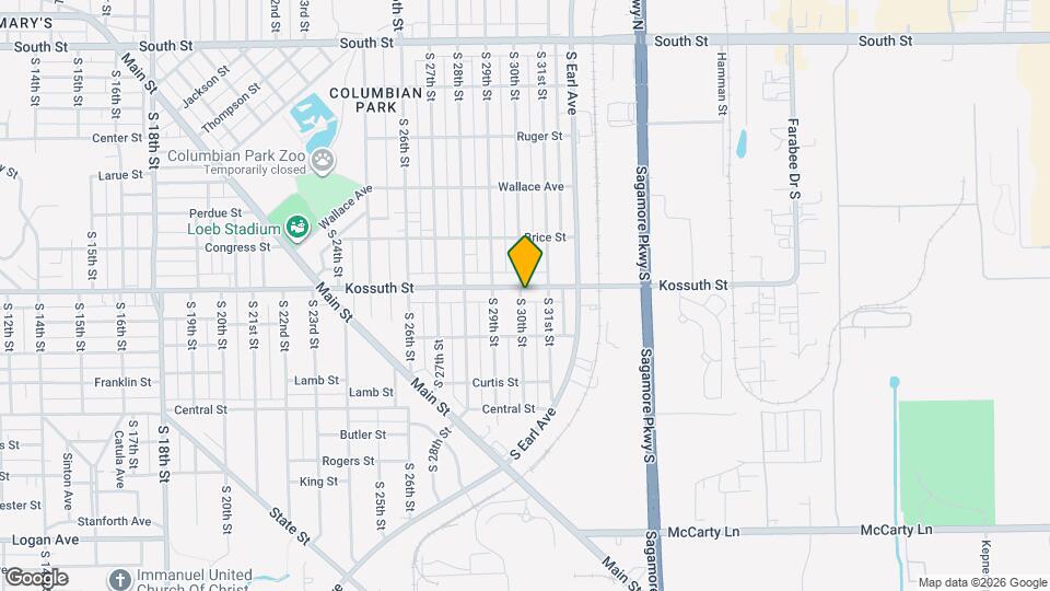 3001 Kossuth St Map and Location Details