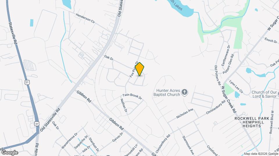 8728 Hazelcroft Ln Map and Location Details