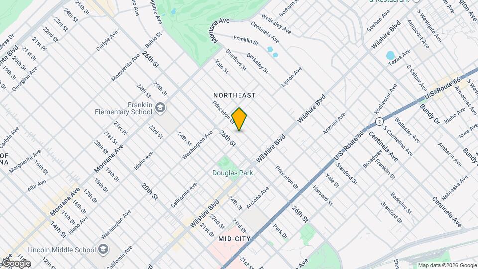 1054 Princeton St Mapa y Detalles de la Ubicación