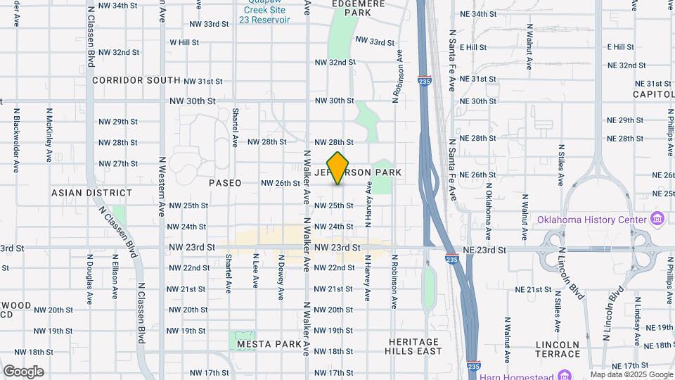 2617 N Hudson Ave Mapa y Detalles de la Ubicación