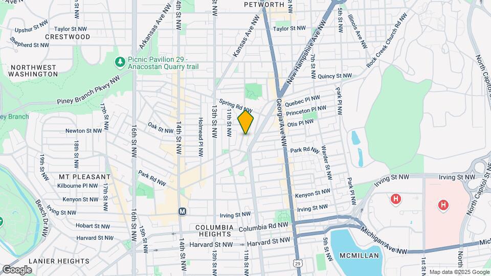 3537 10th St NW Map and Location Details