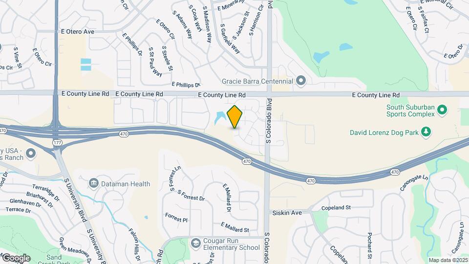 8425 Pebble Creek Way Map and Location Details
