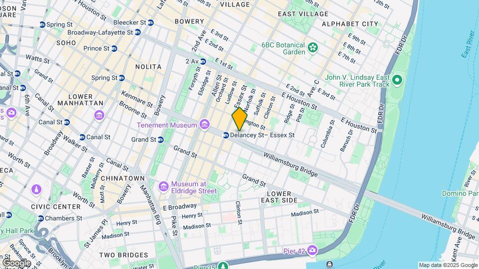 100 Norfolk St Mapa y Detalles de la Ubicación