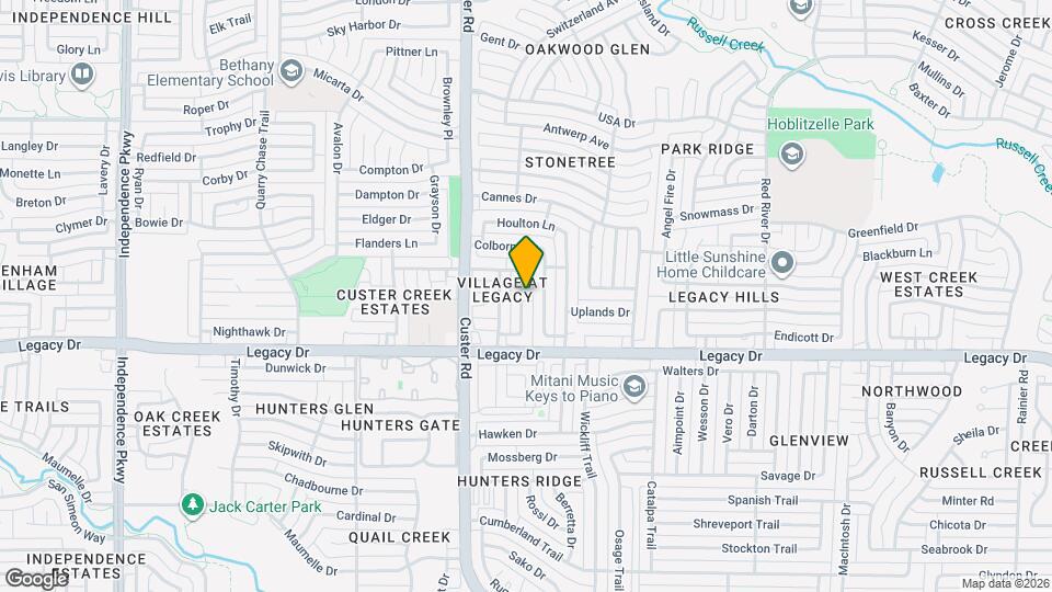 7116 Occidental Rd Map and Location Details