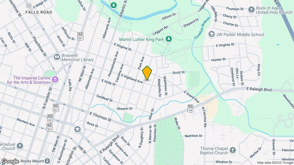 806 E Highland Ave Mapa y Detalles de la Ubicación