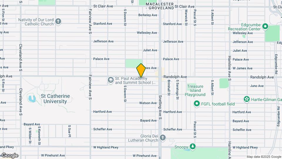 1640 Randolph Ave Map and Location Details