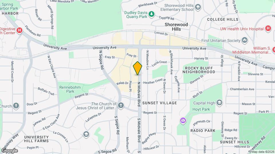 588 N Midvale Blvd Map and Location Details