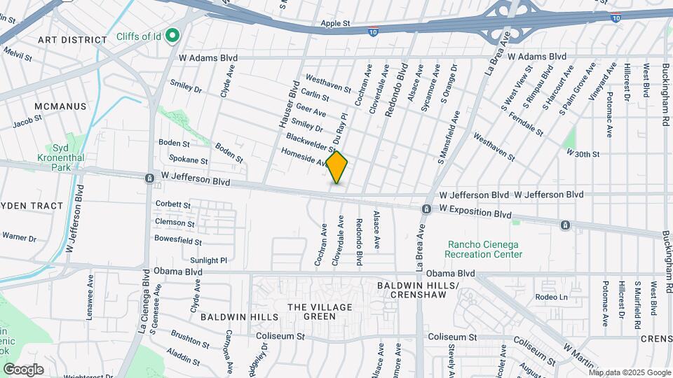 5277 W Jefferson Blvd Map and Location Details