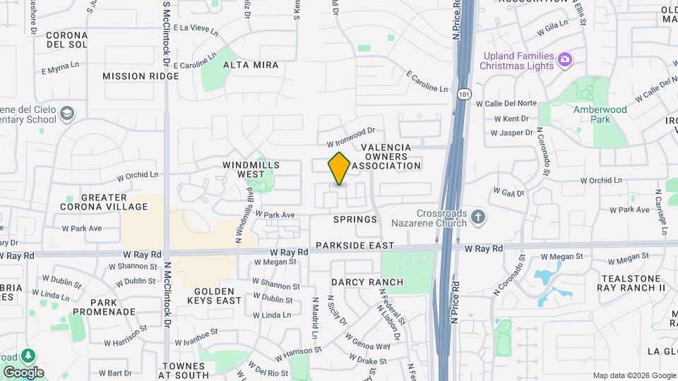 3424 W Thude Dr Map and Location Details