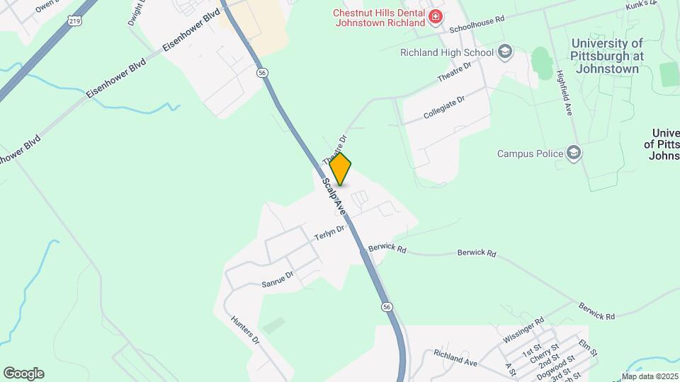 1727 Scalp Ave Map and Location Details