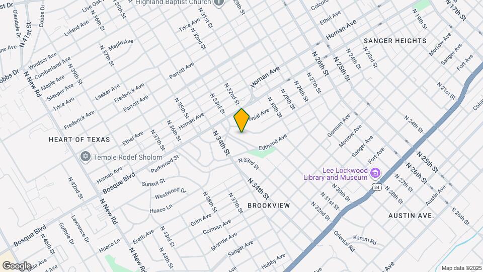 3225 Edmond Ave Map and Location Details