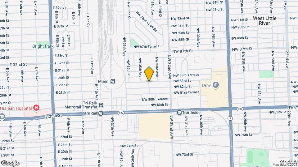 3402 NW 83rd St Map and Location Details