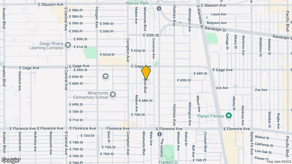 6510 Miramonte Blvd Map and Location Details