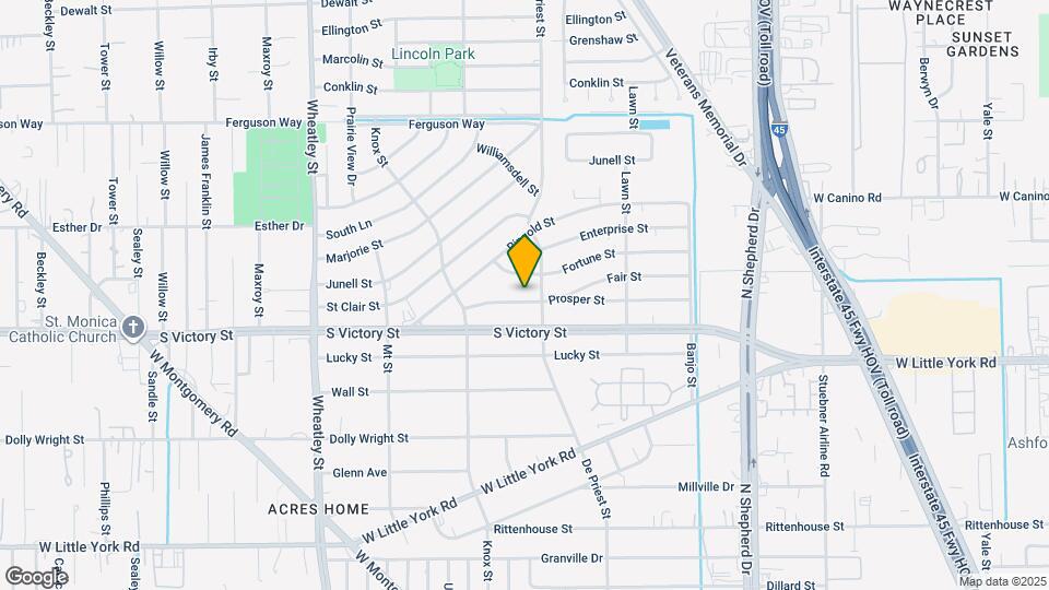 882 Prosper St Map and Location Details