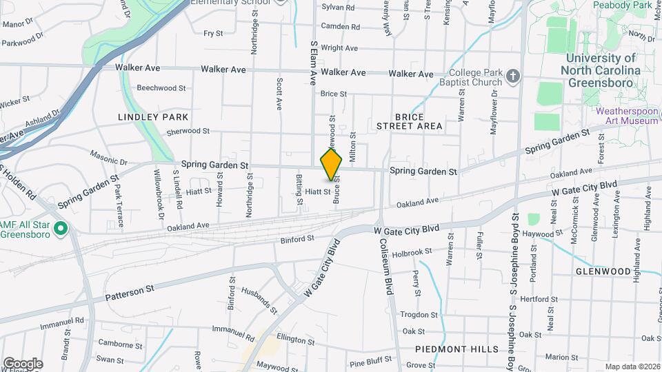 2100 Hiatt St-Unit -#2 Map and Location Details