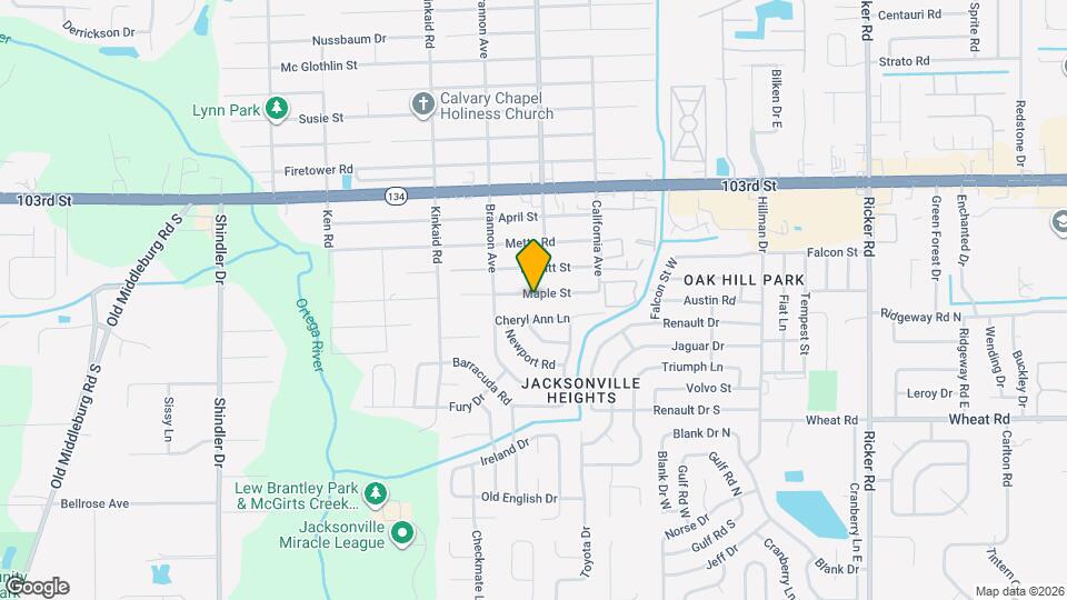 8212 Maple St Map and Location Details