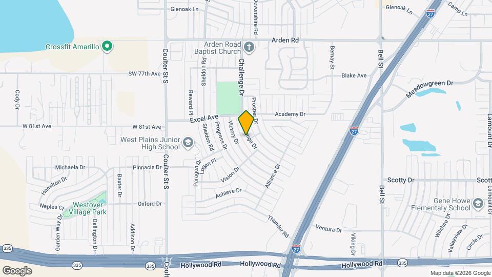 8114 Challenge Dr Map and Location Details