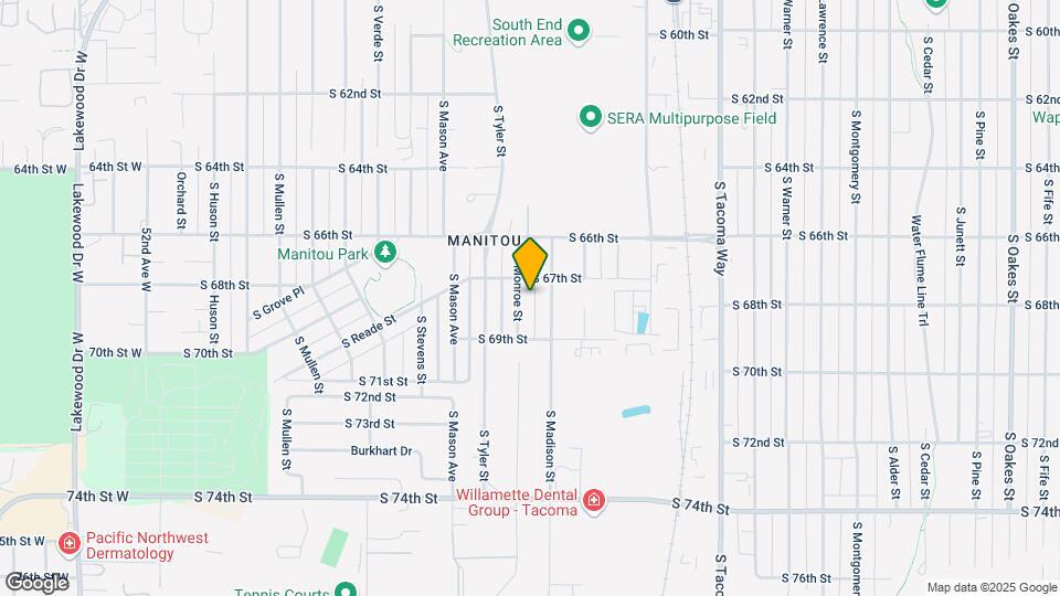 6711 S Monroe St Map and Location Details