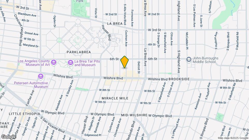 649 S Cochran Ave Map and Location Details