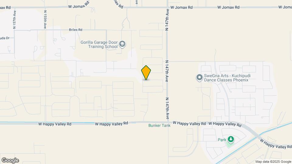 14819 W Cottontail Ln Map and Location Details