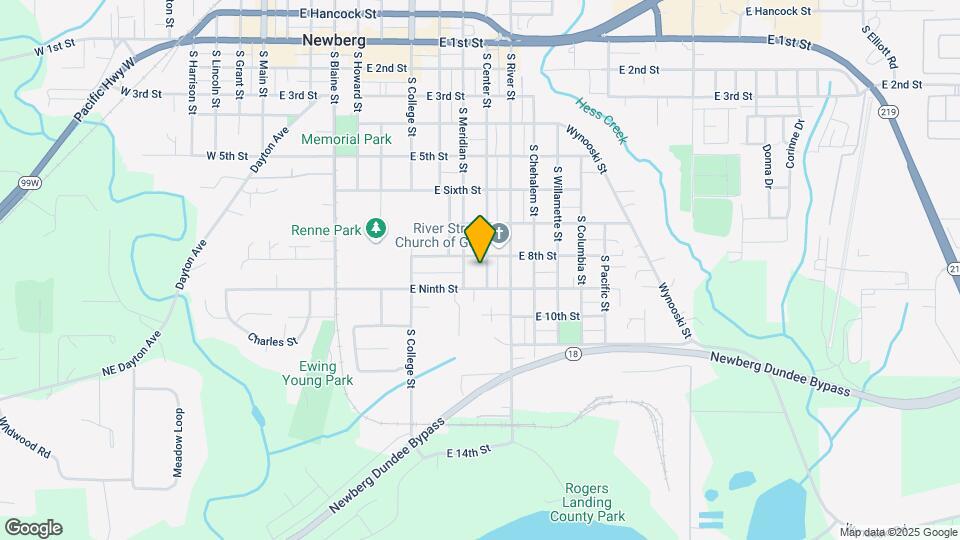 809 S Center St Map and Location Details