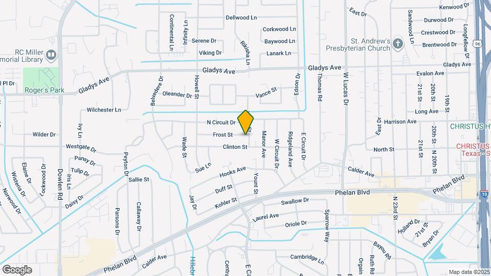 725 Yount St Map and Location Details