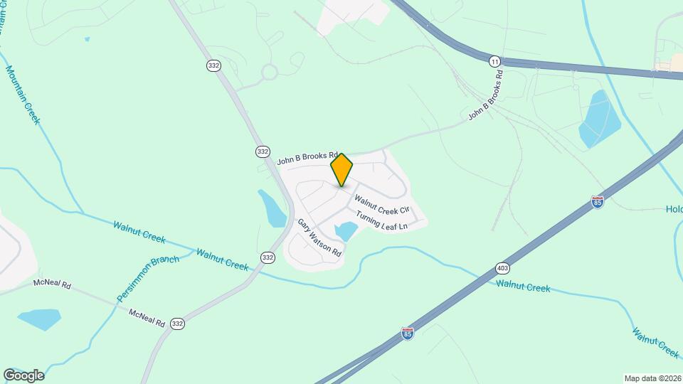 960 Walnut Creek Cir Map and Location Details