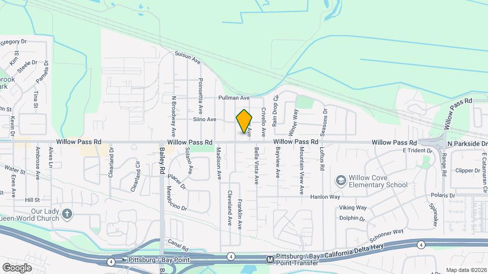 2314 Willow Pass Rd Mapa y Detalles de la Ubicación