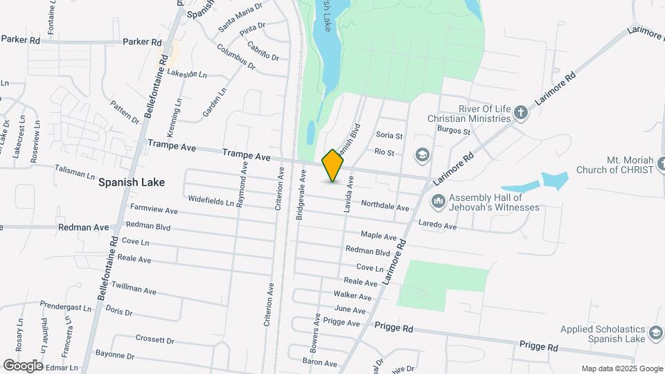 1216 Lakeview Ave Map and Location Details