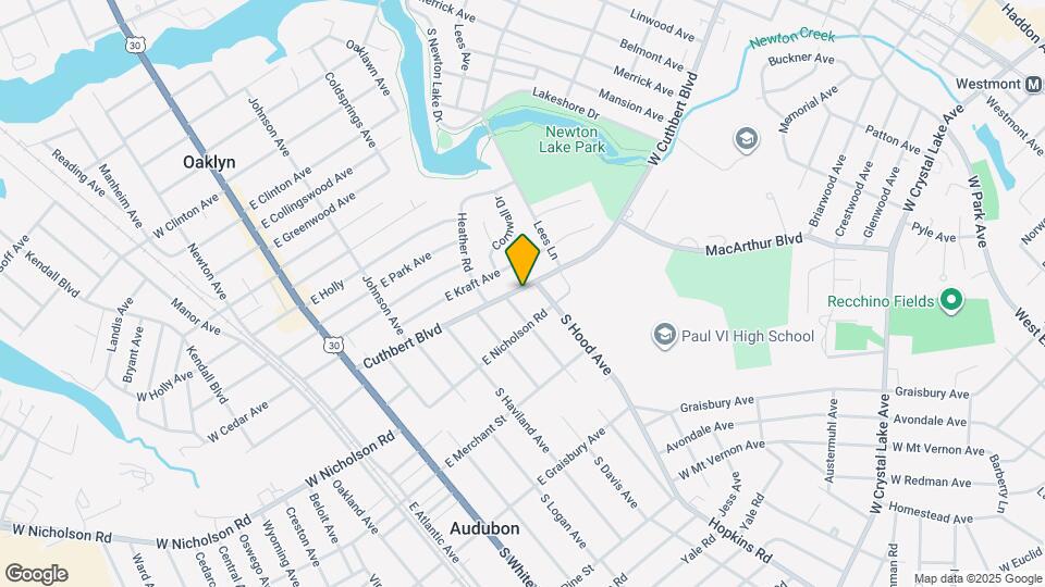 310 Cuthbert Blvd Map and Location Details