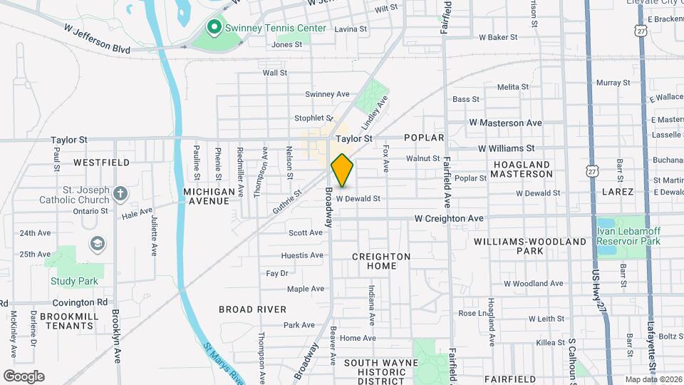 928 W Dewald St Mapa y Detalles de la Ubicación