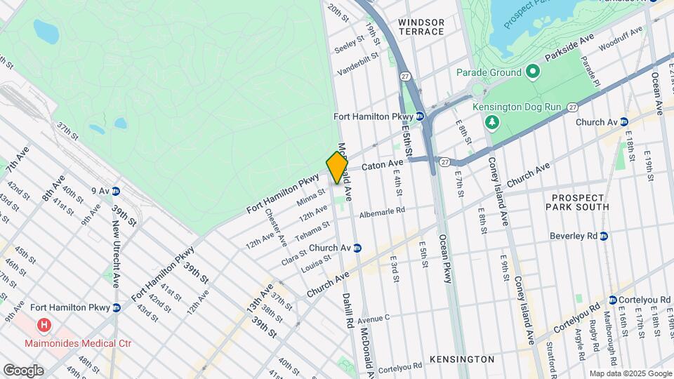 39 Dahill Rd Mapa y Detalles de la Ubicación